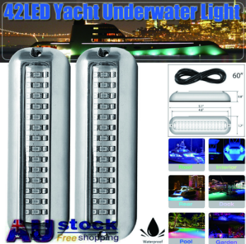 42 LED Underwater Blue Light