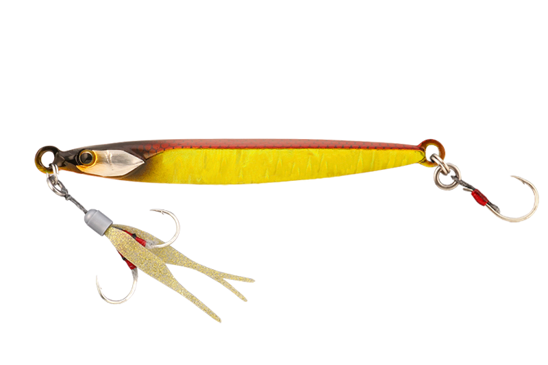 Jackall Bambluz Jig Tg SLJ 30g - Red & Gold Magma Wave HL Lure