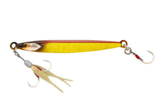 Jackall Bambluz Jig Tg SLJ 30g - Red & Gold Magma Wave HL Lure