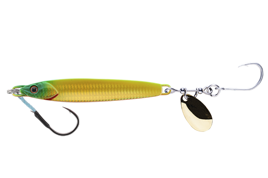 Jackall Big Backer Rushblade 20g - Surf Chartreuse Gold Lure