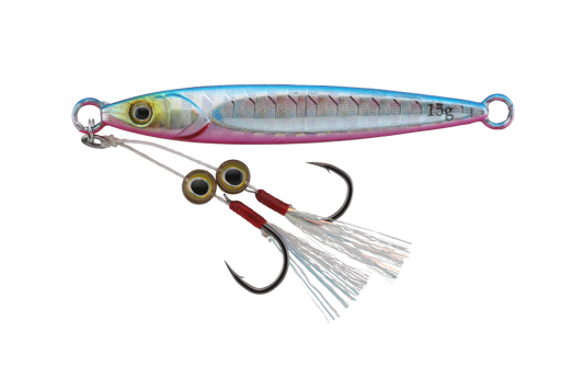 Jackall Big Backer Fit Jig 15g - Blue Pink Border HL Lure