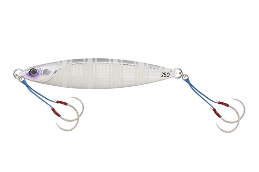 Jackall Bambluz Jig SLOW100g Silver Glow Stripe