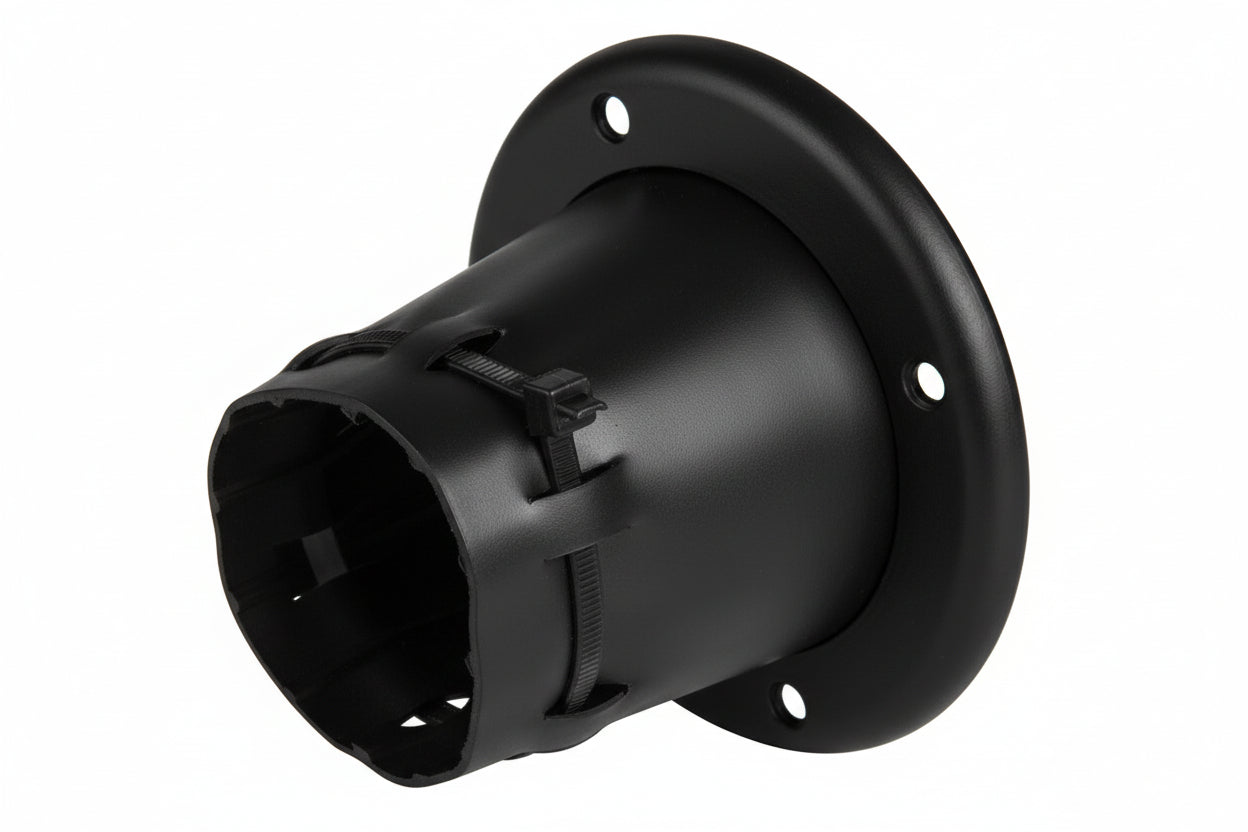 Osculati PVC Fairlead Cradle, Black 03.407.01