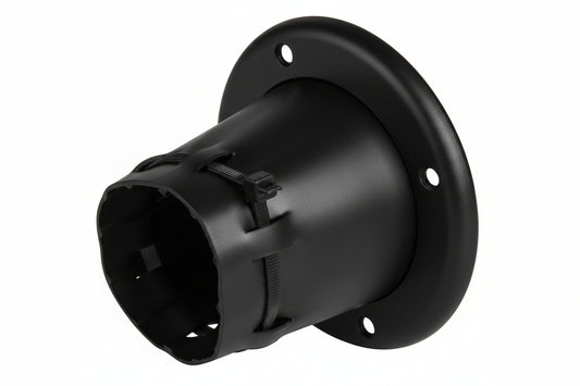 Osculati PVC Fairlead Cradle, Black 03.407.01