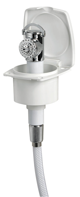 Osculati Classic EVO Flat-Mount Deck Shower, Nylon Hose