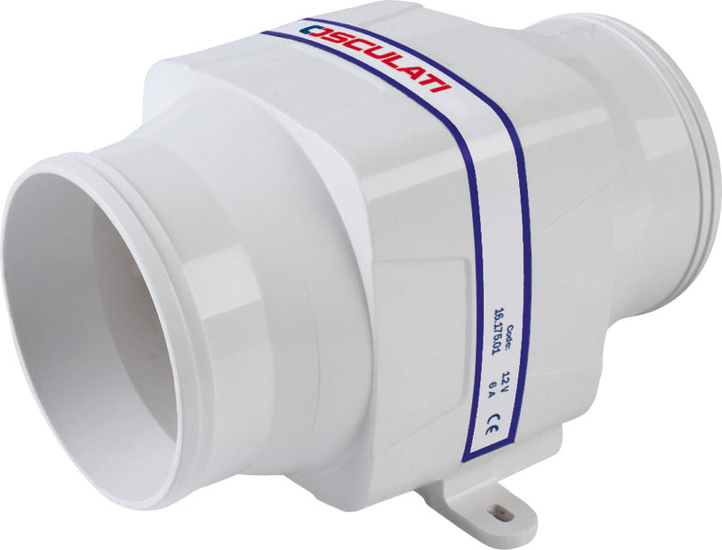 Osculati Hyperflow Axial Blower – 12 V, 7.6 m³/min