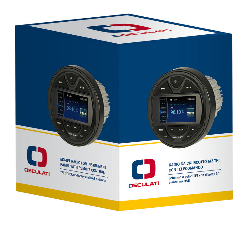 M3-TFT Marine Radio for Instrument Panel