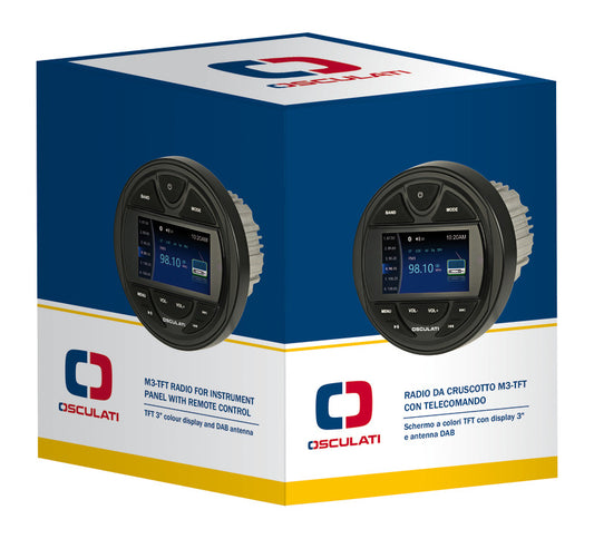 M3-TFT Marine Radio for Instrument Panel