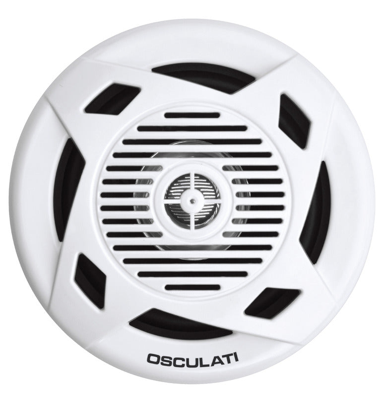 Osculati 6.5-inch Dual-Cone Marine Speakers – White Pair, 2 × 60 W RMS