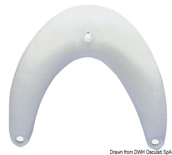Osculati Bow Blown PVC Fender 55 x 47 cm - White