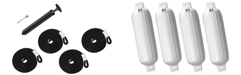 Osculati OG3 Inflatable Fender Pack - 4 Fenders with Accessories