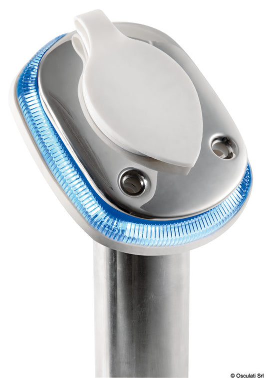 Osculati LED Base for Fishing Rod Holder - White Technopolymer