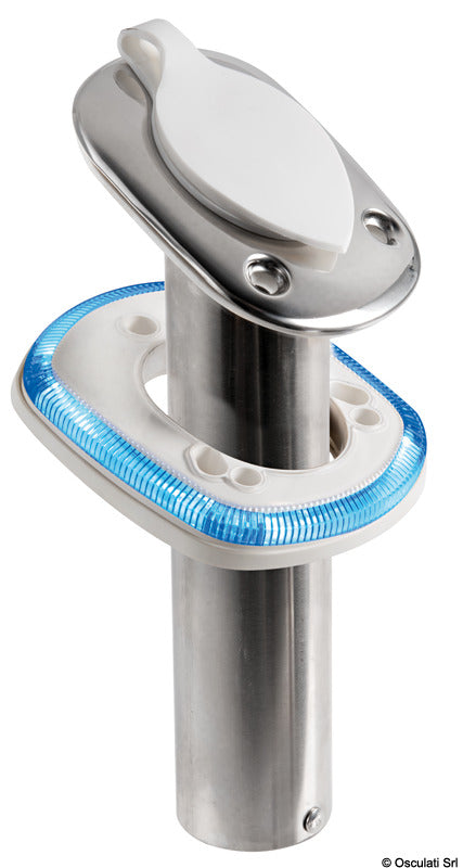 Osculati LED Base for Fishing Rod Holder - White Technopolymer