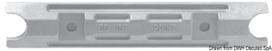 Osculati Aluminum Rod Anode for Yamaha/Mariner 40-50 HP Outboards