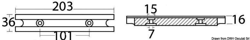 Osculati Aluminum Rod Anode for Yamaha/Mariner 40-50 HP Outboards