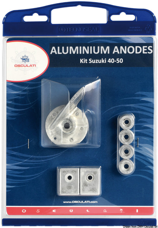 Osculati Suzuki Anode Kit 40/50 HP Zinc