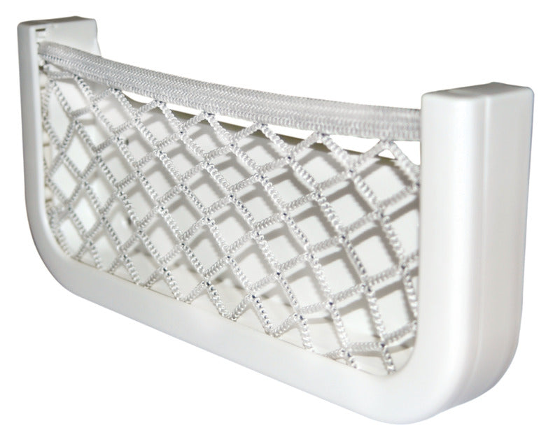 Osculati White ABS Storage Pocket with Elastic Net – 360 × 160 mm