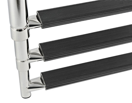 Osculati Telescopic Standard Ladder AISI316 Black 4 Steps