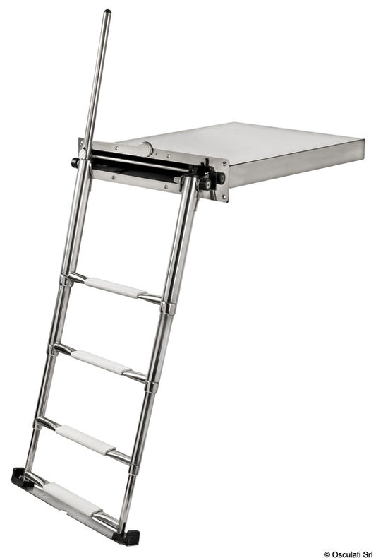 Osculati Portofino Hidden Ladder 4 Steps 1156 MM