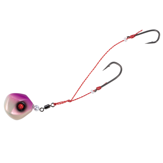 Hayabusa Snapper Tenya 93g – Purple Blue Glow
