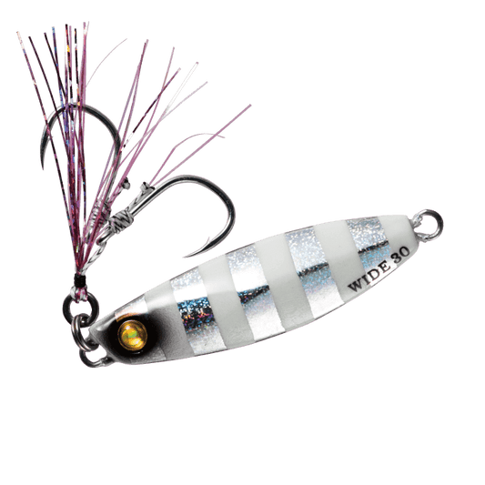 Hayabusa Jack Eye Shot Slow Wide 30g – Silver Zebra Glow