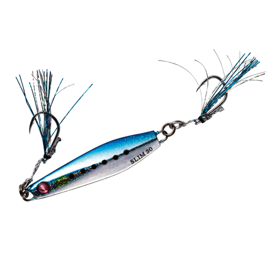 Hayabusa Jack Eye Shot Slow Slim 60g – Blue Sardine