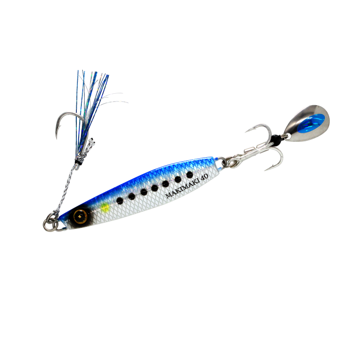 Hayabusa Maki Maki 60g – Real Scale Blue Sardine Mesh Glow