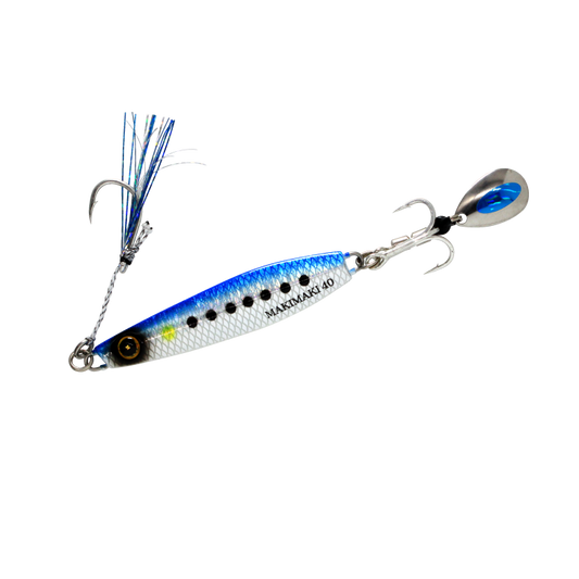 Hayabusa Maki Maki 60g – Real Scale Blue Sardine Mesh Glow