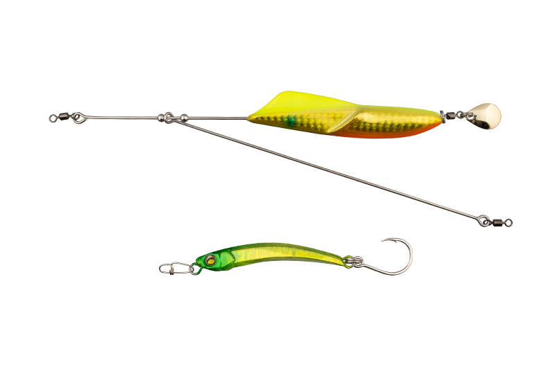 Jackall Jettrow Mid 45g - Chartreuse & Gold Set Lure
