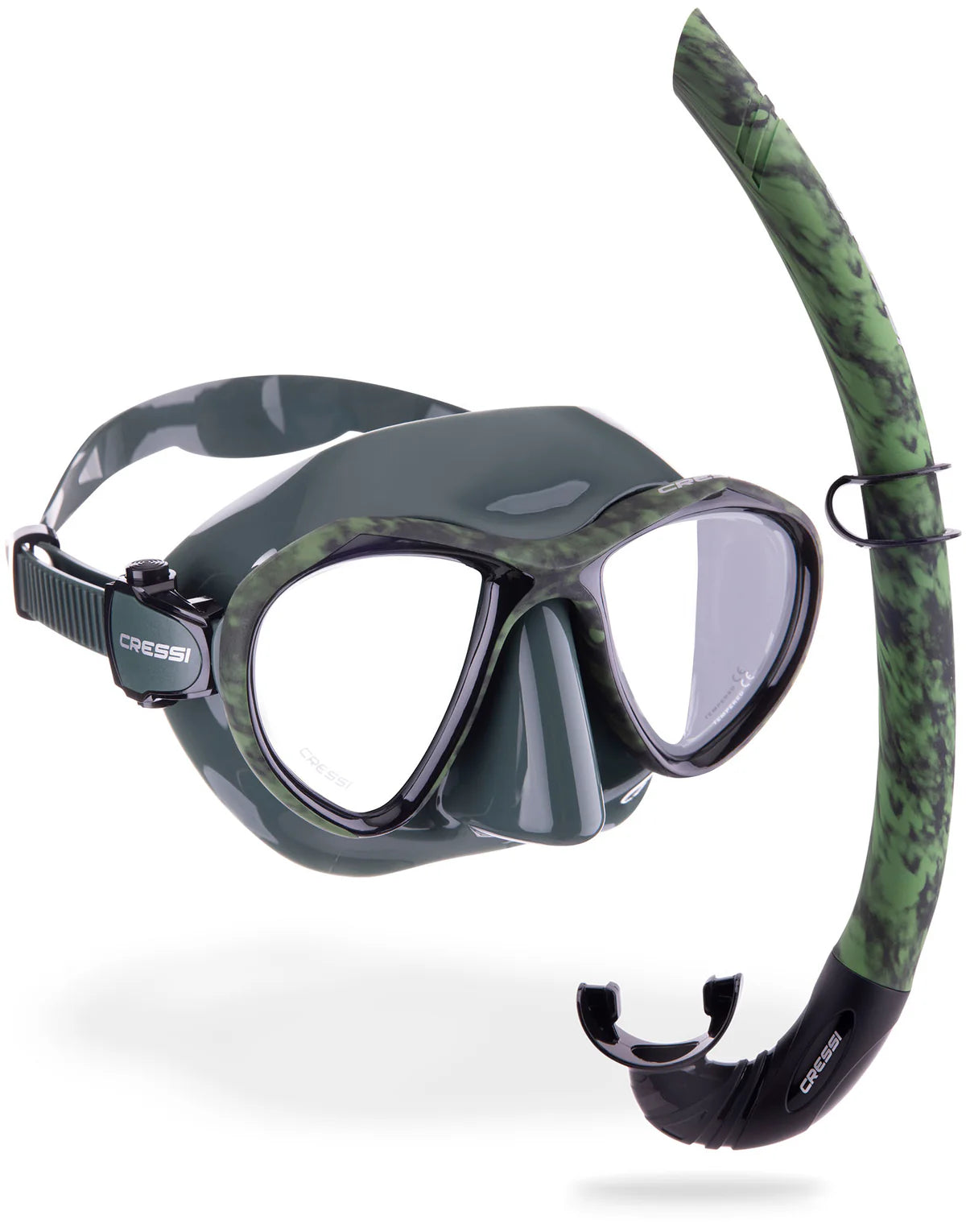 Cressi Combo Metis + Corsica Camouflage Verde