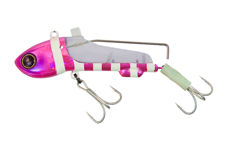 Jackall Rikushiki Anchovy Hybrid 25g | Pink Glow Stripe