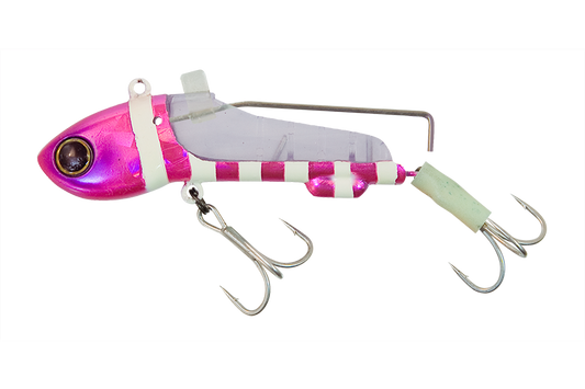 Jackall Rikushiki Anchovy Hybrid 25g | Pink Glow Stripe