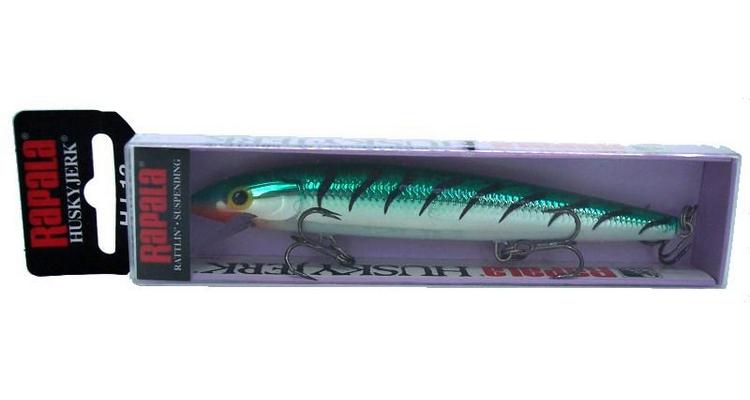 Rapala HJ12 Husky Jerk Silver Green Mackerel