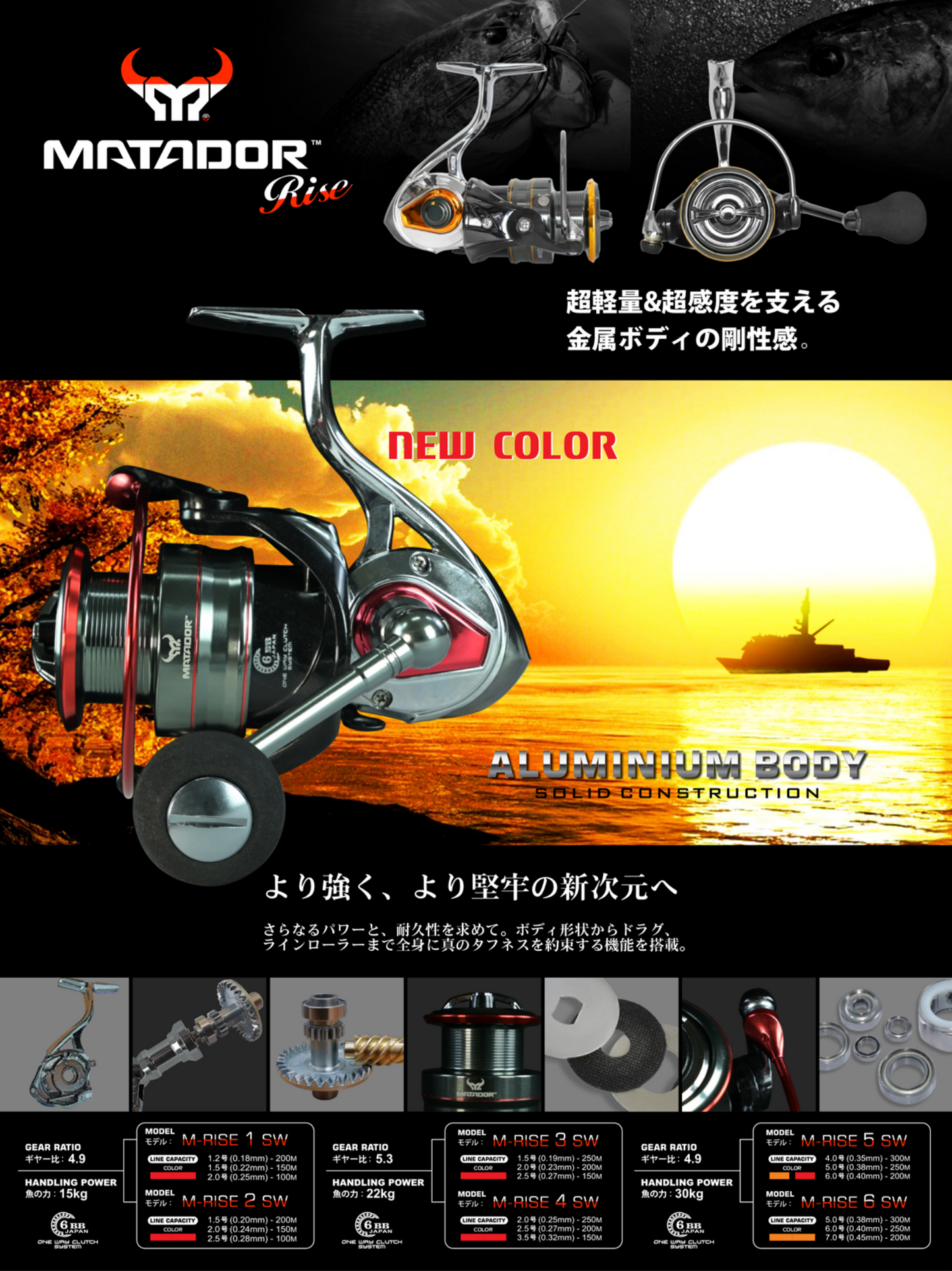 Gawas GW Reel Spinning Matador - M-Rise 6000SW