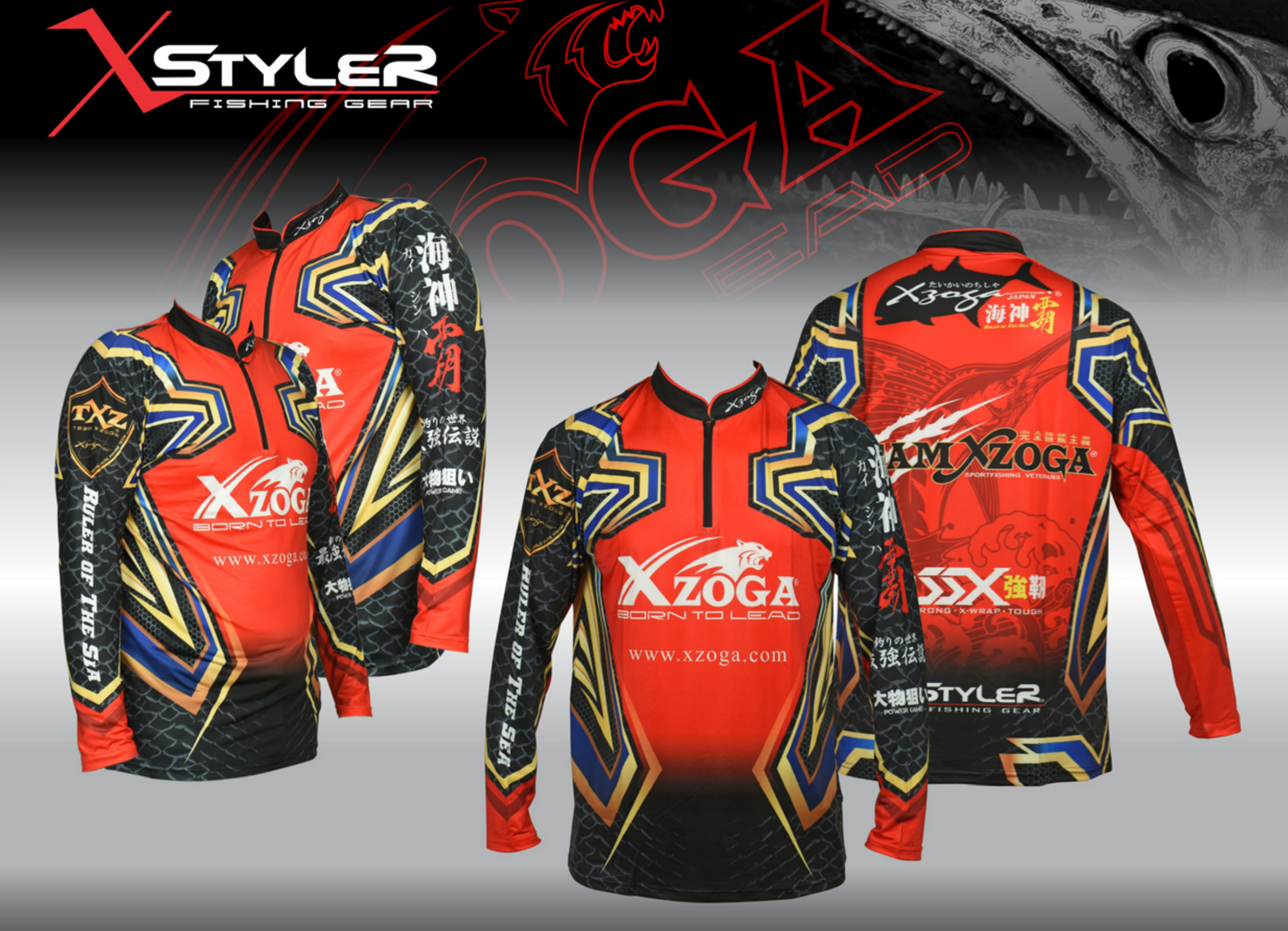 Xzoga MF Fishing Shirt - Long Sleeve (M-3XL)