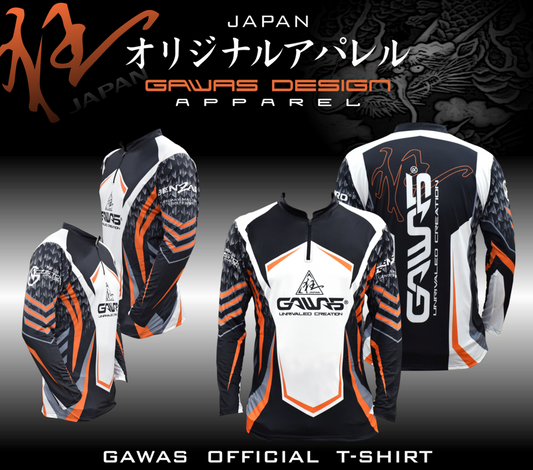 Gawas Sport Zip Long Sleeve Fishing Shirt (M-3XL)