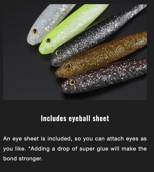 Jackall Peaceton Shad 2.8” Maruhata Delicious Gold x6 pcs