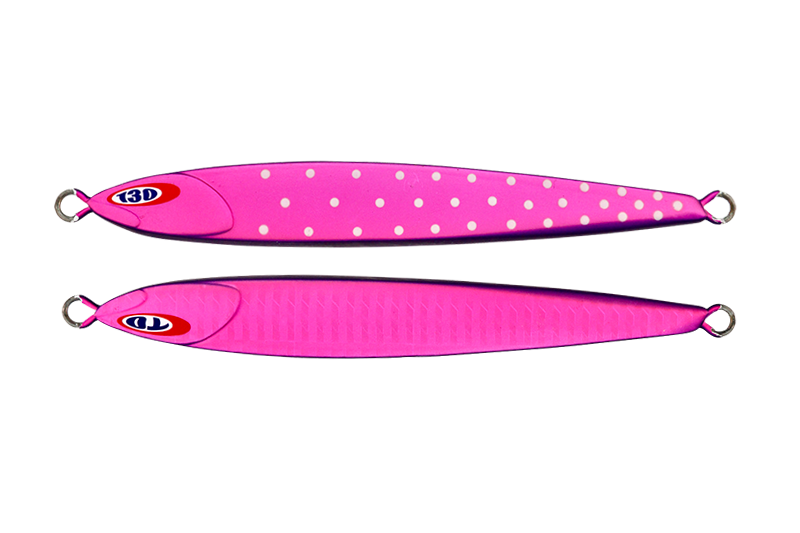Jackall Anchovy Metal Zero 80g - Strong Pink Micro Glow Lure