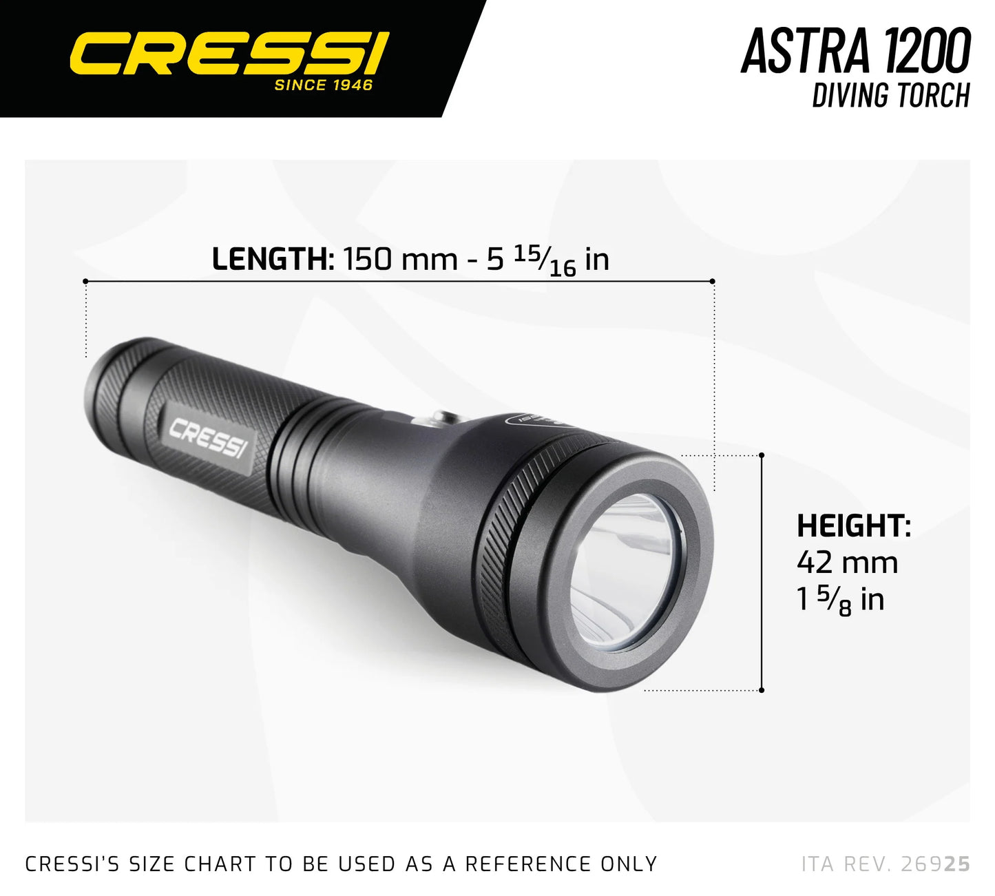 Cressi Astra 1200 Torch Black