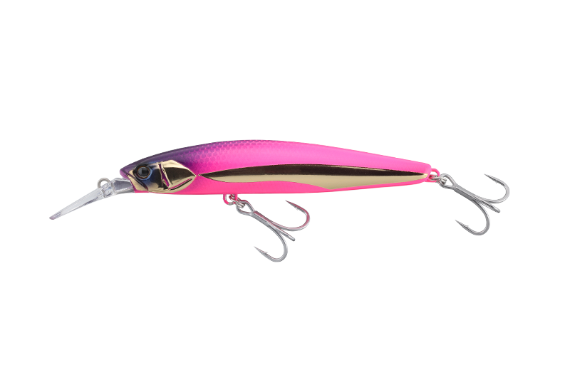 Jackall Big Backer Wangan Minnow 128S-LB Cho Sagoshi Pink Spark