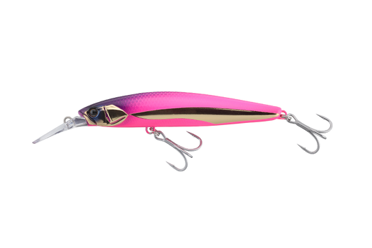 Jackall Big Backer Wangan Minnow 128S-LB Cho Sagoshi Pink Spark