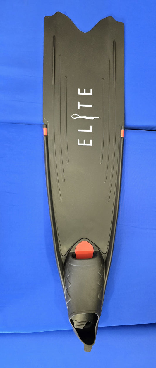 Elite Rubber Spearfishing Fins 85cm | Mesh Bag Included