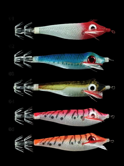 Megapro MSQ-Big Eye S 70mm – Unweighted Boat Egi Squid Jig | 5 Colors