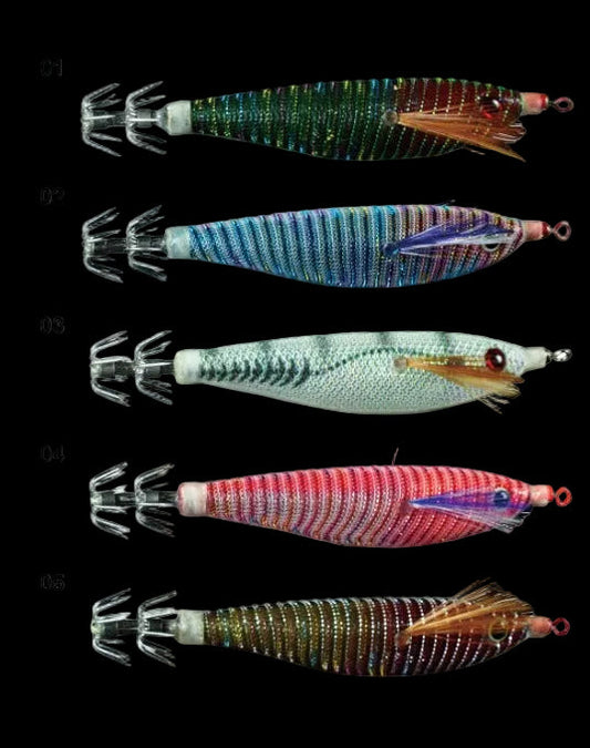 Megapro MSQ-Buntar S 75mm – Unweighted Boat Egi Squid Jig | 5 Colors