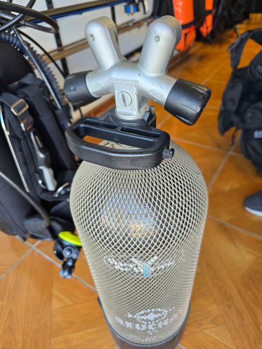 Beuchat Steel 15L Diving Tank – Double Valve | Tested March 2026