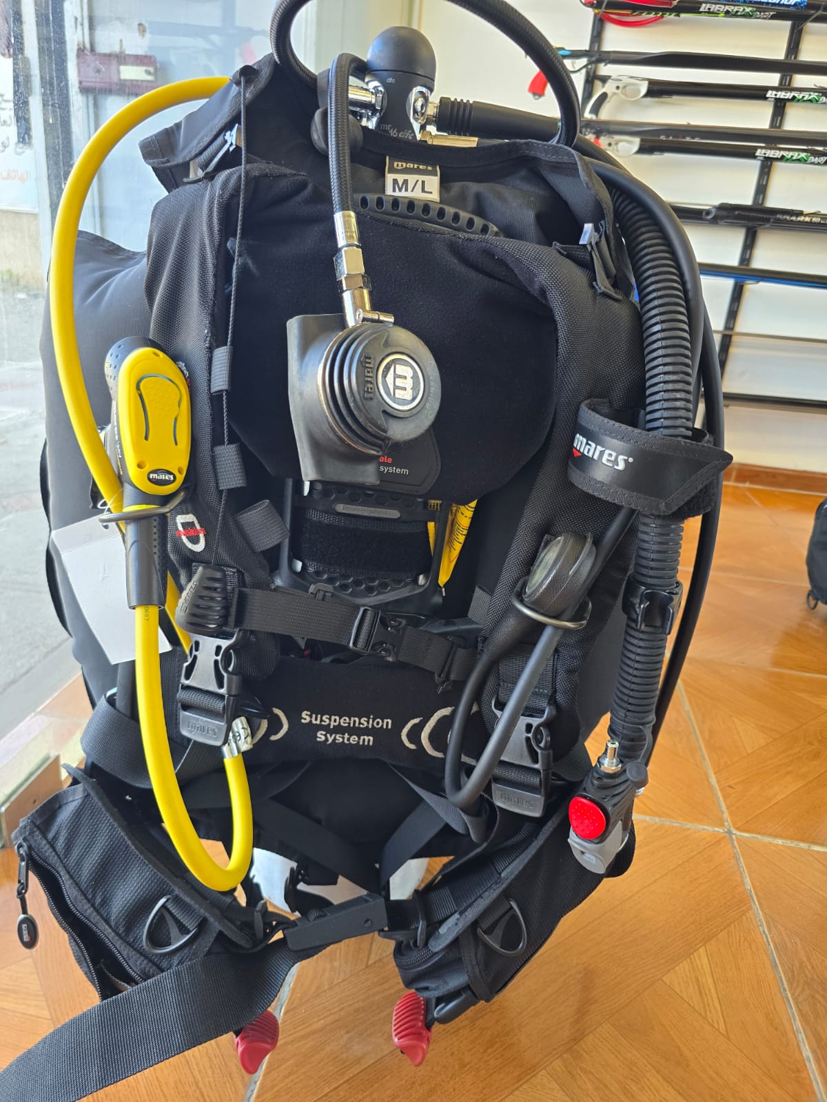 Full Mares Diving Kit – Hybrid BCD + Regulator Set + 15L Tank