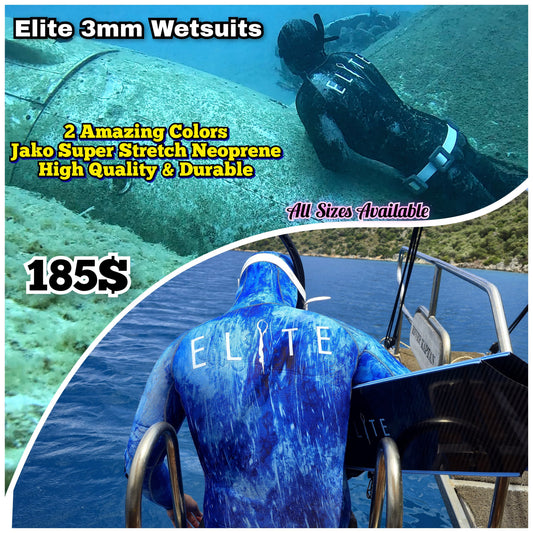 Elite 2-Piece 3mm Camouflage Spearfishing Wetsuit