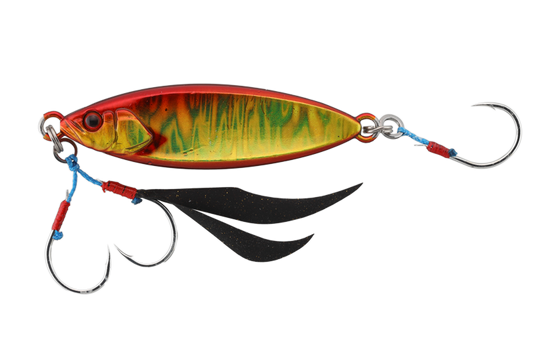 Jackall Flag Trap Leaf 80g - Red & Gold Magma Wave HL