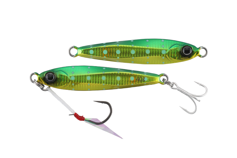 Jackall Big Backer Jig 20g - Gurikin Glow Dot Lure