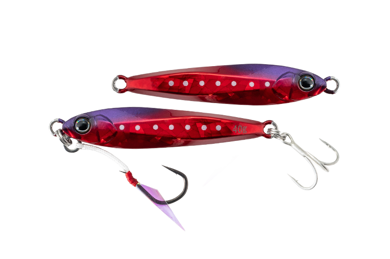 Jackall Big Backer Jig 60g - Kanai Ruby UV Lure
